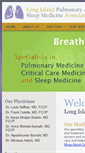 Mobile Screenshot of longislandpulmonarydoctors.com